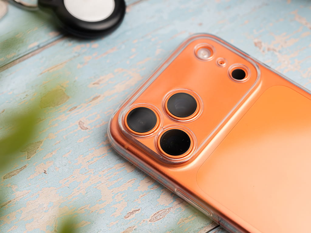 TRANSPARENT - Gumový obal pro iPhone 17 Pro Max - syt 2